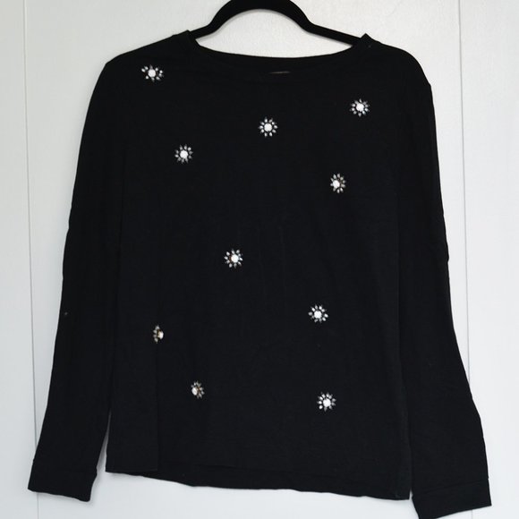 3/$30 - Banana Republic‎ Sequin Sweatshirt - Picture 2 of 6